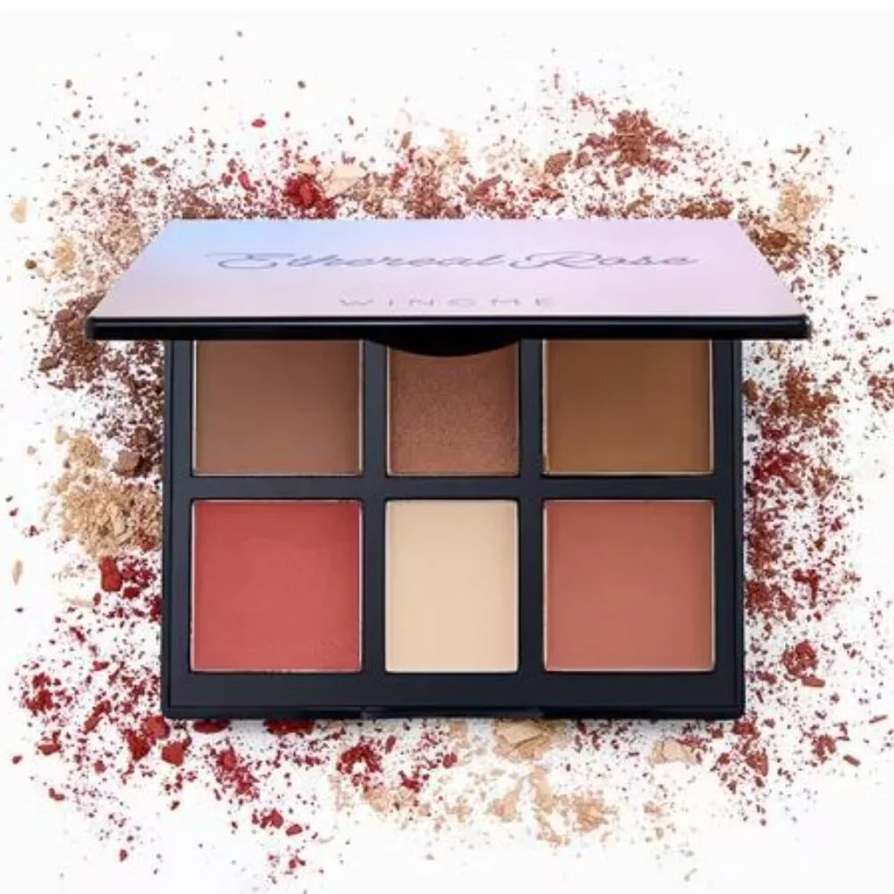 WINGME Cosmetics Ethereal Eye and Face Palette in Light-Medium NIB